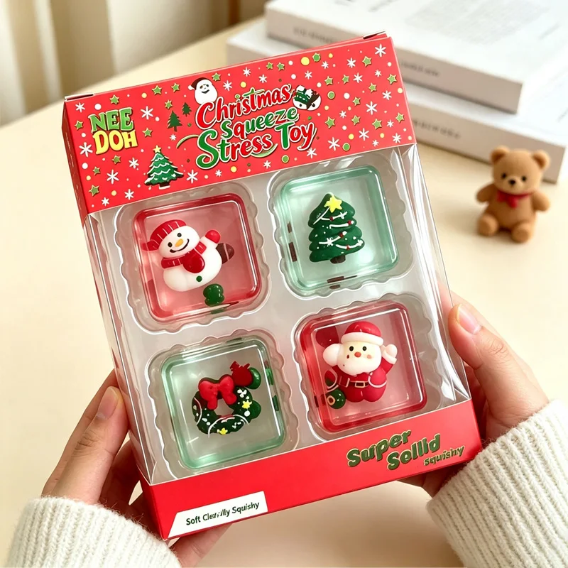 Fidget Cube Original - 2026 New NeeDoh Mini 4 Pack
