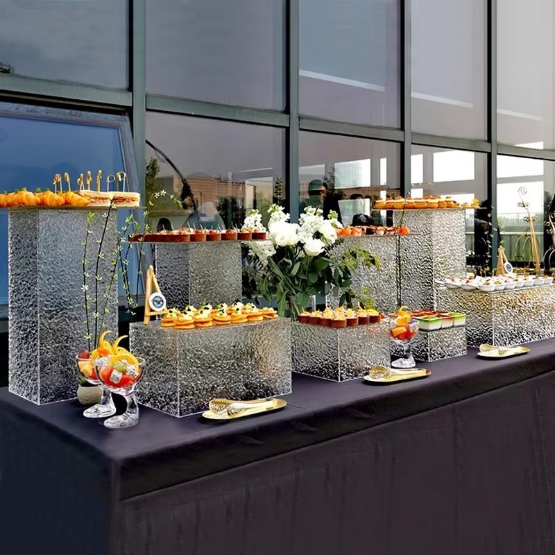 Transparent Acrylic Box Transp - Display Risers Set ulasan dan harga