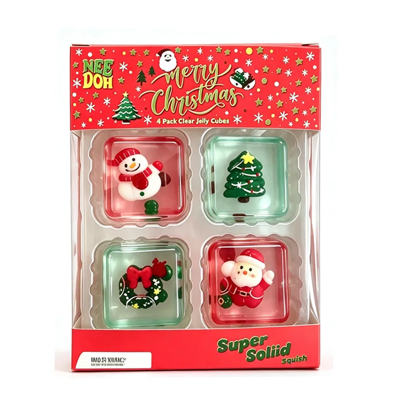 NeeDoh Mini 4 Pack Cube Squish - Fidget Cube Original ulasan dan harga