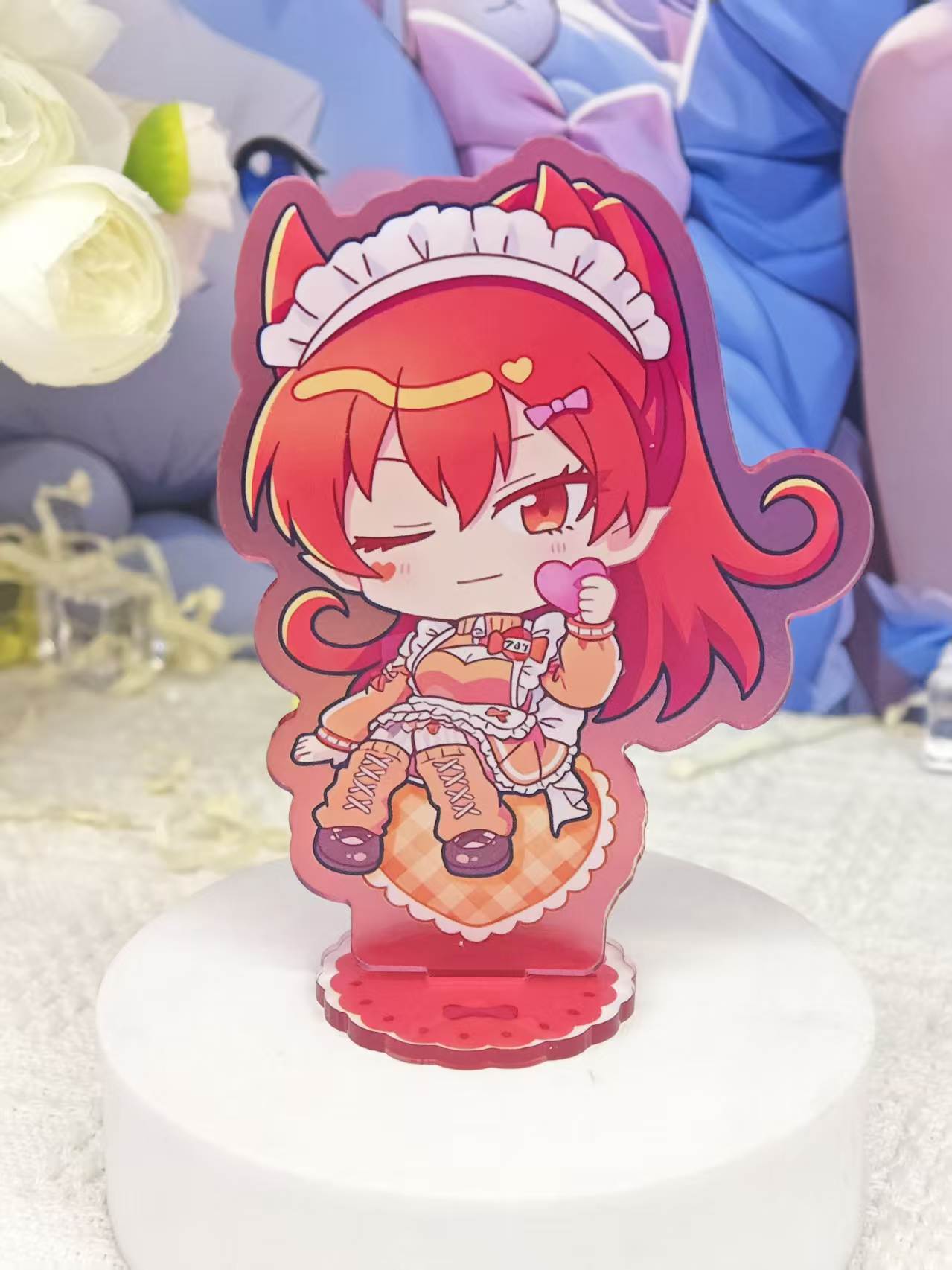 Iruma-kun Chibi Maid Style Acr - Figma Stand Set ulasan dan harga